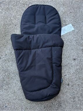 Kids Black Cozy Stroller Footmuff
